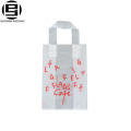 Sacos de embalagem dos sacos de compras do logotipo da impressão do HDPE da forma da cesta